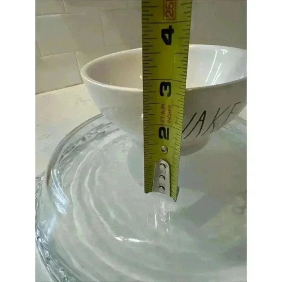 Rae Dunn CEREAL Bowl White Magenta Collectible artisan collection Wake up - Picture 7 of 8